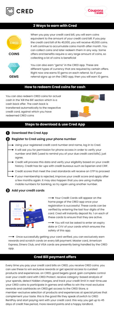 How to use cred coins