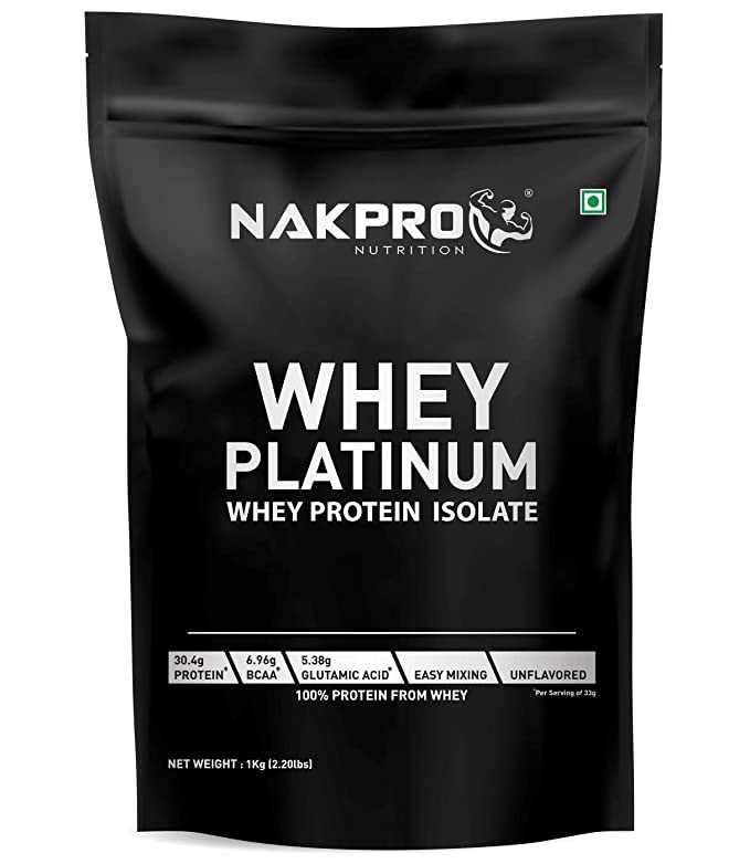 Nakpro Platinum 100% Whey Protein Isolate 