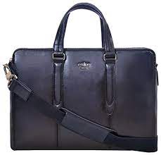 Eske Paris Matt Leather Laptop Bag For Men