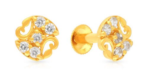 Malabar Gold &amp; Diamonds Earrings Under 5000