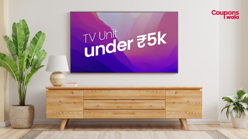 tv unit under 5000