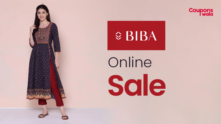 Biba Kurtis Kurtas and Tunics  Buy Biba Pink Printed Kurta With Inner Set  of 2 Online  Nykaa Fashion