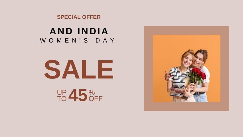 AND India Women's Day Sal