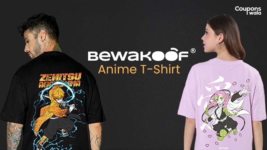 bewakoof anime t shirt