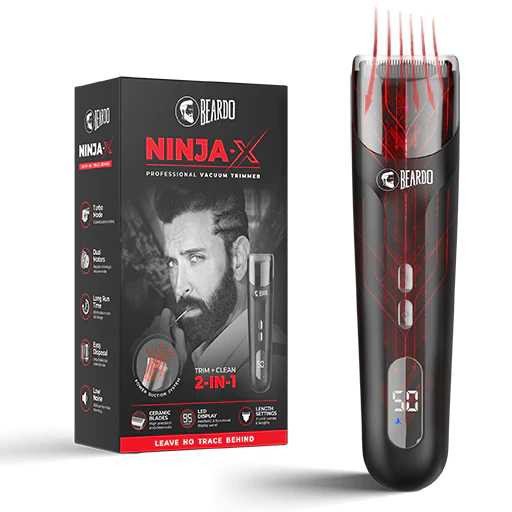 beardo ninja x pro vacuum trimmer