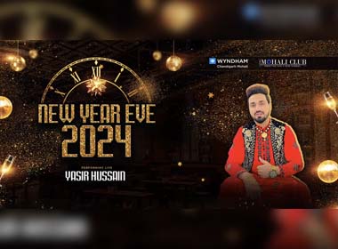 nye 2024 yasir hussain live at wyndham mohali club 1