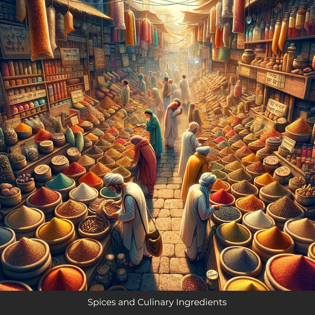 spices and culinary ingredients