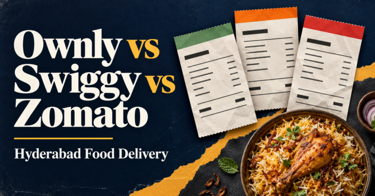 ownly vs swiggy vs zomato